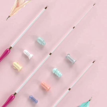 Pet Life ® 'Wander-cat' Customizeable and Extendable 10-in-1 Attachment Laser Cat Teaser