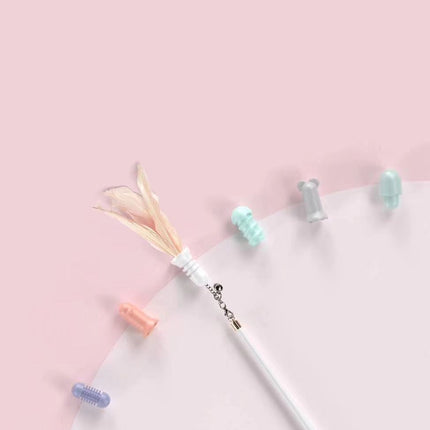 Pet Life ® 'Wander-cat' Customizeable and Extendable 10-in-1 Attachment Laser Cat Teaser