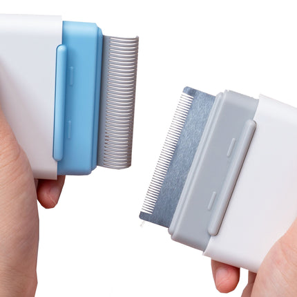 Pet Life ® 'Zipocket' 2-in-1 Underake and Stainless Steel Travel Grooming Pet Comb