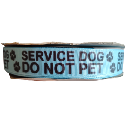 Service Dog Do Not Pet Nylon Dog Collar