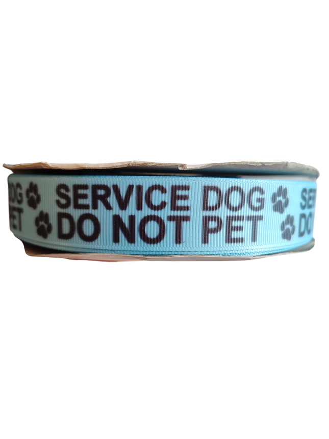 Service Dog Do Not Pet Nylon Dog Collar