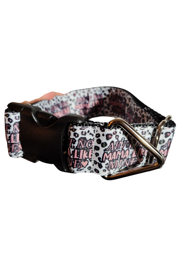 1.5" Wide Ain't No Mama Like Mine Nylon Dog Collar