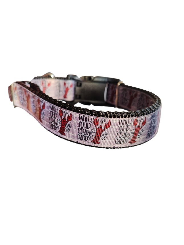Who's Your Craw Daddy Nylon Dog Collar