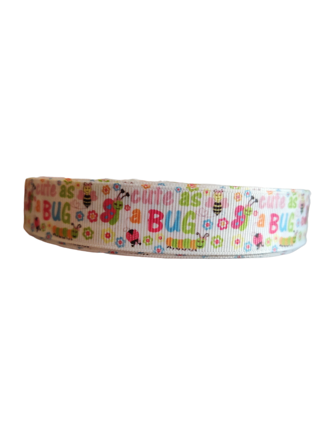 Cute As A Bug Nylon Dog Collar