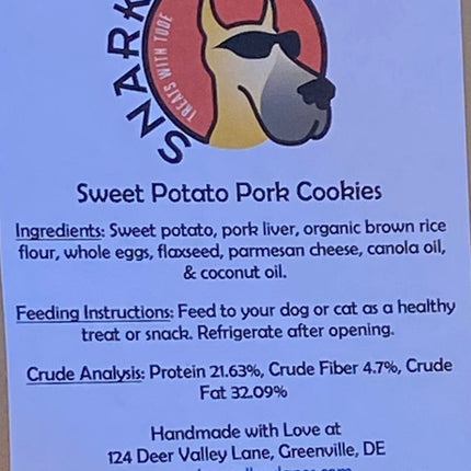 Snarky Bark Sweet Potato Pork Cookie Treats