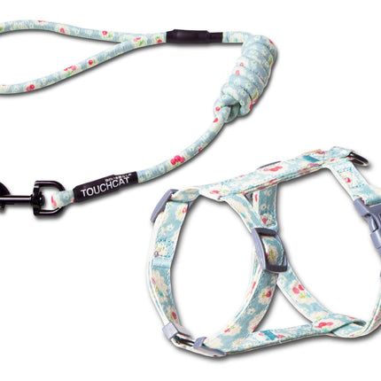 Touchcat 'Radi-Claw' Durable Cable Cat Harness and Leash Combo