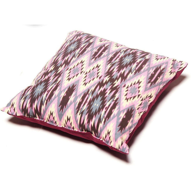 Touchdog ® '70's Vintage-Tribal' 2-in-1 Collapsible Squared Dog and Cat Bed