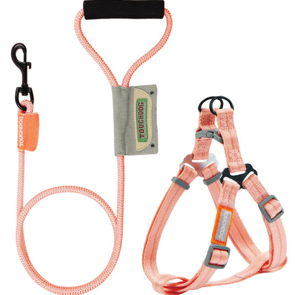 Touchdog ® 'Macaron' 2-in-1 Durable Nylon Dog Harness and Leash